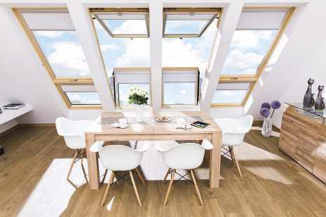 Объект из Мансардные окна Fakro FGH-V P2 GALERIA